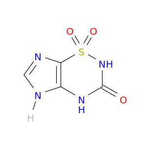 Imidazo[4,5-e]-1,2,4-thiadiazin-3(2H)-one, 4,5-dihydro-, 1,1-dioxide