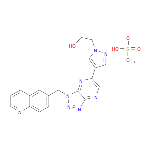 2-(4-(1-(喹啉-6-基甲基)-1H-[1,2,3]三唑并[4,5-b]吡嗪-6-基)-1H-吡唑-1-基)乙-1-醇 甲磺酸盐