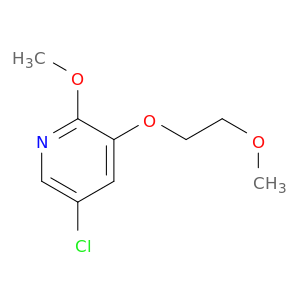 5-Chloro-2-methoxy-3-(2-methoxyethoxy)pyridine
