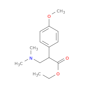 Α-(对-甲氧基苯基)-Β-(二甲基氨基)丙酸乙酯