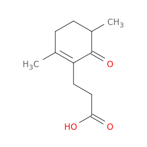 1-Cyclohexene-1-propanoic acid, 2,5-dimethyl-6-oxo-
