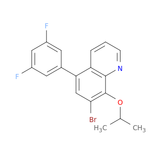 Quinoline, 7-bromo-5-(3,5-difluorophenyl)-8-(1-methylethoxy)-