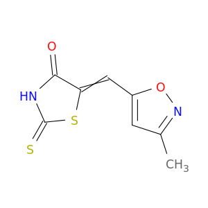 4-Thiazolidinone, 5-[(3-methyl-5-isoxazolyl)methylene]-2-thioxo-