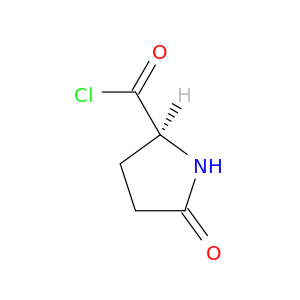 2-Pyrrolidinecarbonylchloride, 5-oxo-, (2S)-