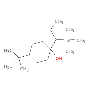 Cyclohexanol, 4-(1,1-dimethylethyl)-1-[1-(trimethylsilyl)propyl]-