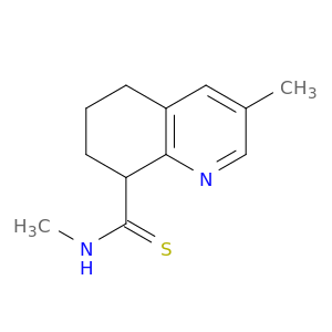 8-Quinolinecarbothioamide, 5,6,7,8-tetrahydro-N,3-dimethyl-