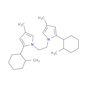 1H-Pyrrole, 1,1'-(1,2-ethanediyl)bis[4-methyl-2-(2-methylcyclohexyl)-