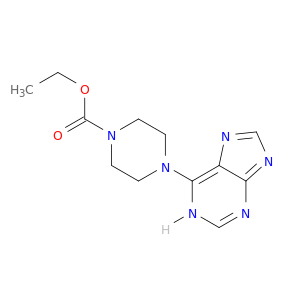 ETHYL 4-(1H-PURIN-6-YL)-1-PIPERAZINECARBOXYLATE