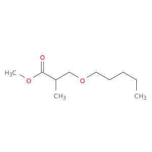 Propanoic acid, 2-methyl-3-(pentyloxy)-, methyl ester