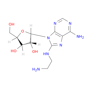 Adenosine, 8-[(2-aminoethyl)amino]-