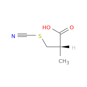 Propanoic acid, 2-methyl-3-thiocyanato-, (S)-