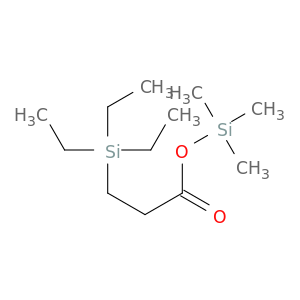 Propanoic acid, 3-(triethylsilyl)-, trimethylsilyl ester