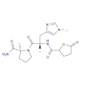 L-Prolinamide, N-[(tetrahydro-5-oxo-2-furanyl)carbonyl]-L-histidyl-, (S)-