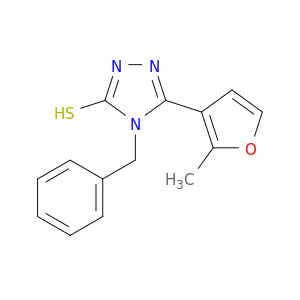 4-Benzyl-5-(2-methylfuran-3-yl)-4H-1,2,4-triazole-3-thiol