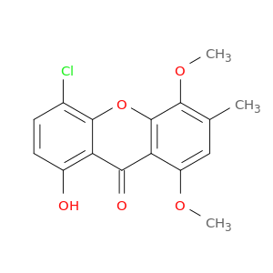 9H-Xanthen-9-one, 5-chloro-8-hydroxy-1,4-dimethoxy-3-methyl-