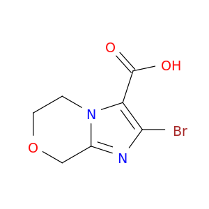 2-Bromo-5H,6H,8H-imidazo[2,1-c][1,4]oxazine-3-carboxylic acid