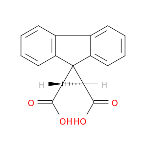 Spiro[cyclopropane-1,9'-[9H]fluorene]-2,3-dicarboxylic acid, trans-