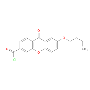 9H-Xanthene-3-carbonyl chloride, 7-butoxy-9-oxo-