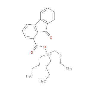 9H-Fluorene-1-carboxylic acid, 9-oxo-, tributylstannyl ester