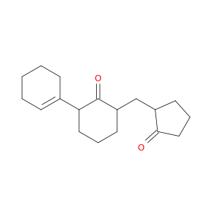 Cyclohexanone, 2-(1-cyclohexen-1-yl)-6-[(2-oxocyclopentyl)methyl]-