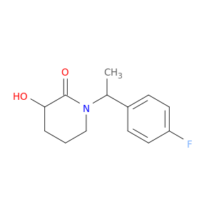 1-[1-(4-Fluorophenyl)ethyl]-3-hydroxypiperidin-2-one
