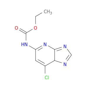 ethyl N-(2-chloro-5,7,9-triazabicyclo[4.3.0]nona-2,4,6,8-tetraen-4-yl)carbamate