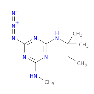 1,3,5-Triazine-2,4-diamine, 6-azido-N-(1,1-dimethylpropyl)-N-methyl-