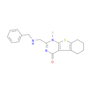 2-[(benzylamino)methyl]-5,6,7,8-tetrahydro[1]benzothieno[2,3-d]pyrimidin-4(3h)-one