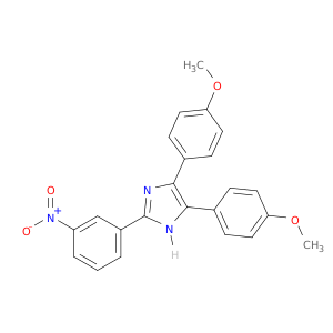 1H-Imidazole, 4,5-bis(4-methoxyphenyl)-2-(3-nitrophenyl)-