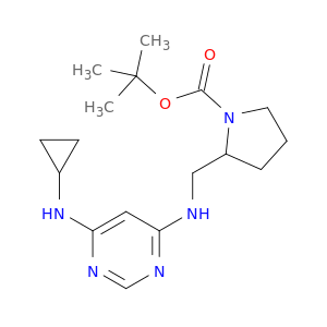 2-[(6-环丙基氨基-嘧啶-4-基氨基)-甲基]-吡咯烷-1-羧酸叔丁酯