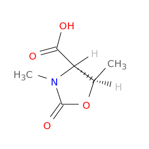 4-Oxazolidinecarboxylicacid, 3,5-dimethyl-2-oxo-, (4S,5R)-