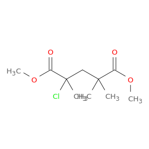 Pentanedioic acid, 2-chloro-2,4,4-trimethyl-, dimethyl ester