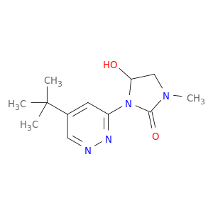 2-Imidazolidinone,3-[5-(1,1-dimethylethyl)-3-pyridazinyl]-4-hydroxy-1-methyl-