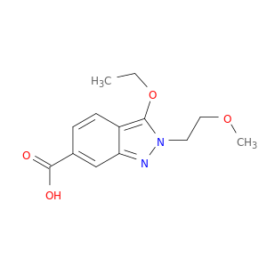 2H-Indazole-6-carboxylicacid, 3-ethoxy-2-(2-methoxyethyl)-