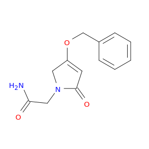 1H-Pyrrole-1-acetamide, 2,5-dihydro-2-oxo-4-(phenylmethoxy)-
