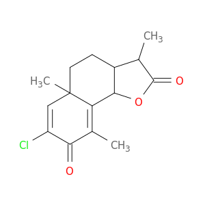 Naphtho[1,2-b]furan-2,8(3H,4H)-dione,7-chloro-3a,5,5a,9b-tetrahydro-3,5a,9-trimethyl-, (3S,3aS,5aS,9bS)-