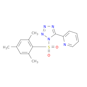 1H-Tetrazole, 5-(2-pyridinyl)-1-[(2,4,6-trimethylphenyl)sulfonyl]-