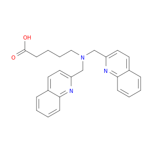 Pentanoic acid, 5-[bis(2-quinolinylmethyl)amino]-