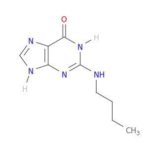6H-Purin-6-one,2-(butylamino)-1,9-dihydro-