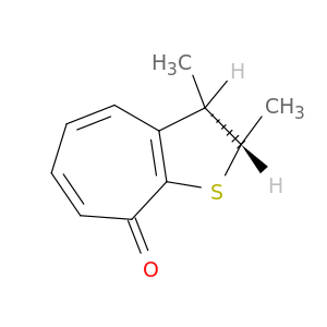 8H-Cyclohepta[b]thiophen-8-one, 2,3-dihydro-2,3-dimethyl-, cis-