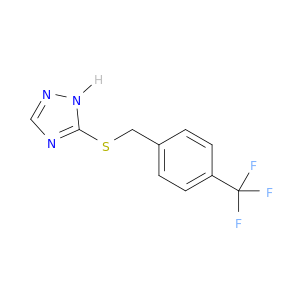 1H-1,2,4-Triazole, 3-[[[4-(trifluoromethyl)phenyl]methyl]thio]-