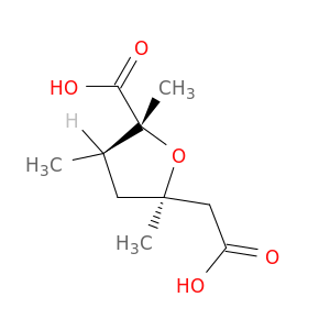 (2R,3R,5R)-5-(carboxymethyl)-2,3,5-trimethyl-oxolane-2-carboxylic acid