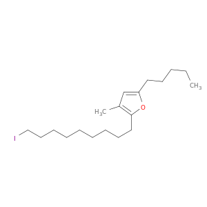 Furan, 2-(9-iodononyl)-3-methyl-5-pentyl-