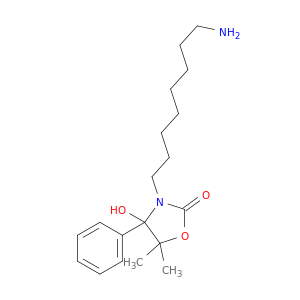 2-Oxazolidinone,3-(8-aminooctyl)-4-hydroxy-5,5-dimethyl-4-phenyl-