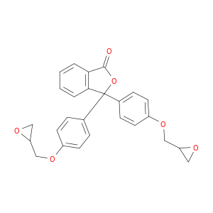 1(3H)-Isobenzofuranone, 3,3-bis[4-(oxiranylmethoxy)phenyl]-