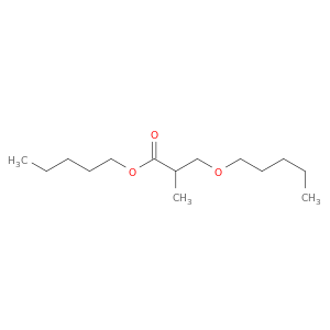 Propanoic acid, 2-methyl-3-(pentyloxy)-, pentyl ester
