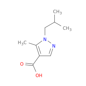 5-Methyl-1-(2-methylpropyl)-1H-pyrazole-4-carboxylic acid