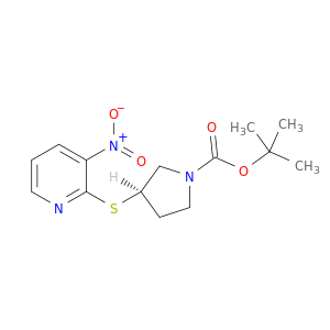 (R)-3-(3-硝基-吡啶-2-基硫基)-吡咯烷-1-羧酸叔丁酯