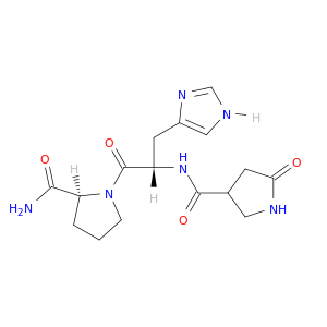 L-Prolinamide, N-[(5-oxo-3-pyrrolidinyl)carbonyl]-L-histidyl-, (S)-