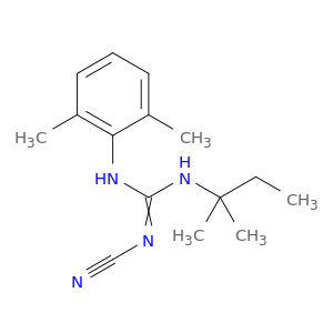 2-CYANO-1-TERT-PENTYL-3-(2,6-XYLYL)GUANIDINE